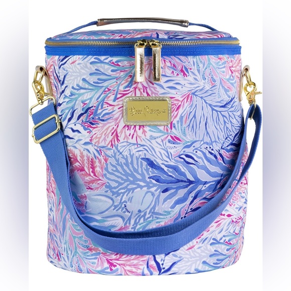 Lilly Pulitzer Insulated Soft Beach Cooler with Adjustable/Removable Strap - Picture 2 of 4